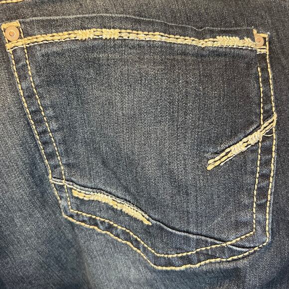 BKE Denim Harper Jeans Boot Cut Women's Size 32R Blue Casual Contrast Stitch - Picture 6 of 9